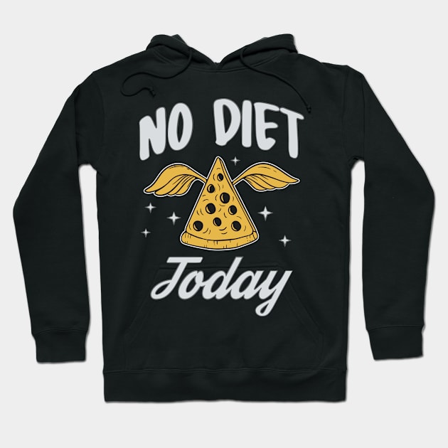 No diet Hoodie by PaperHead